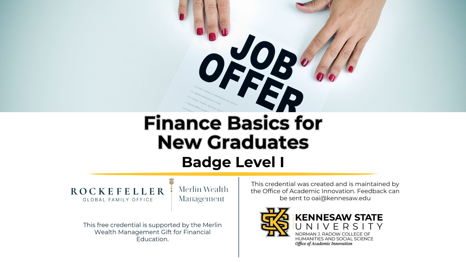 Finance basics for new grads cover image