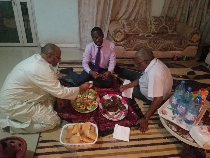 Dinner with Tuareg leaders