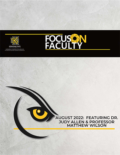 Focus on Faculty: Dr. Judy Allen & Professor Matthew Wilson