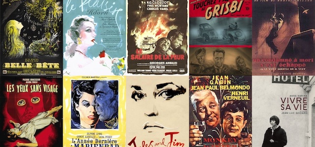 French Film Poster Collage